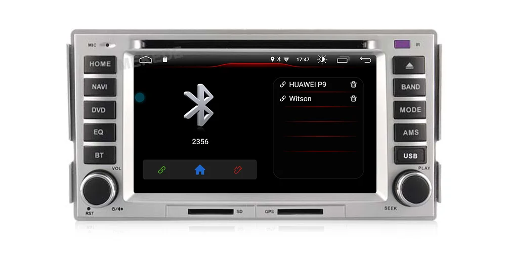 MEKEDE HD 2G+ 16G Android 9,0 автомобильный dvd-плеер для HYUNDAI SANTA FE 2006-2012 Мультимедиа gps навигация 2 Din Автомобильный Радио Аудио