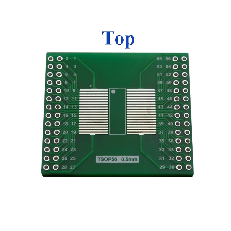 TSOP56 0 5 мм/0 65 мм к DIP56 IC адаптеру тестовая плата для эксперимента | Компьютеры и офис