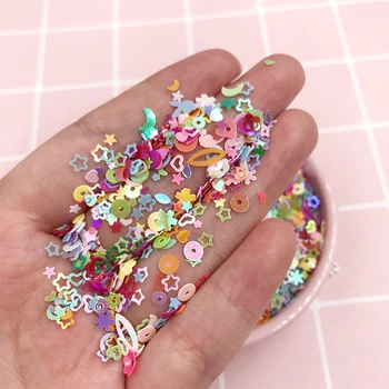 

200g/lot Mix Colorful Star Heart Shell Shap Loose Sequins Paillette For Nails Art Manicure Wedding Decorations Confetti