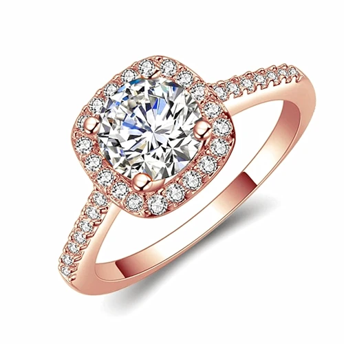 Высокое качество супер 3.5ct обручальные Серебряные Кольца цвет 10 мм сверкающий прозрачный кубический цирконий Кристалл Женское Обручальное кольцо - Цвет основного камня: WL018A