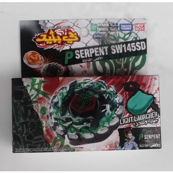 

TAKARA TOMY Alloy Metal Fusion Fight Beyblade Burst Turbo P Serpent SW145SD with Light Launcher Toy Collection