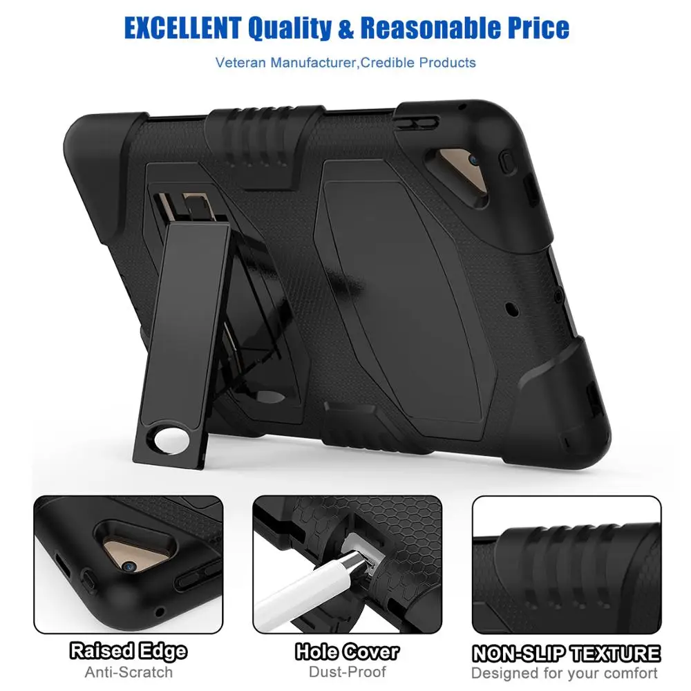 

Foldable kickstand case for ipad 5th 6th gen 9.7 cases in 2017 2018