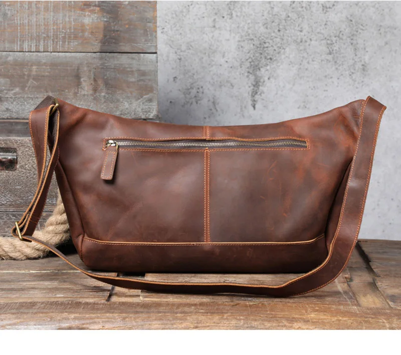 Woosir Leather Shoulder Cross Body Sling Bag