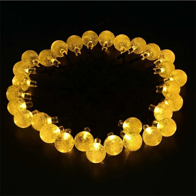 Solar Lamp OutdoorBulbWaterproof Solar String Lamp Fairy Strip Solar Battery Wedding Party Decoration String Lights (13)