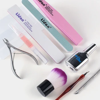 

Polish Tool Nail art Cuticle Nipper Pusher Cutter Clipper Trimmer Manicure Dead Skin Remover Buffer Sand Scissor Clean Brush Box