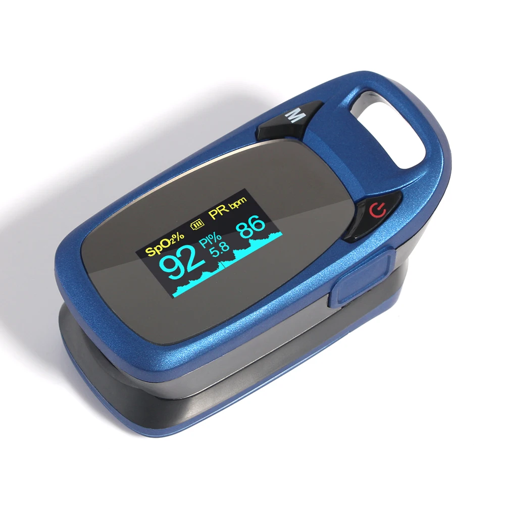 Fingertip Pulse Oximeter Rate Blood Pressure Health Care CE FDA OLED display Oxygen Alarm setting RZ A320