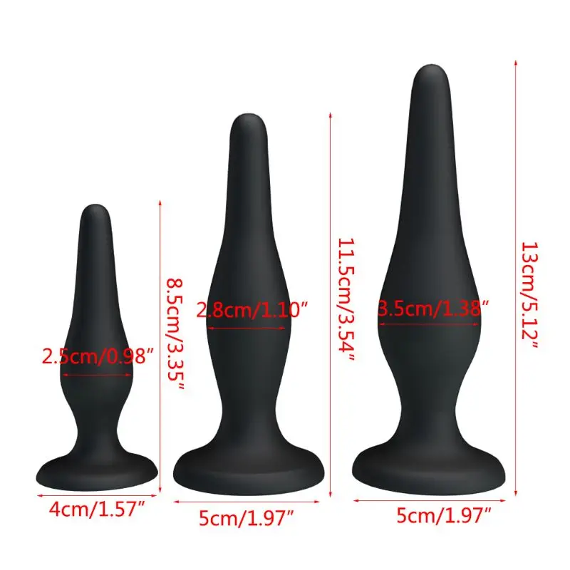 Kit from Real Vibes 3 Butt Plugs Beginner Starter Set Personal Toy RXJDAnal Sex Toys AliExpress