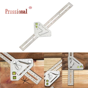 

New practical Roof Revolutionizing Carpentry Utensil Multi-function Measuring Tool Angle Ruler protractor carpenter tools
