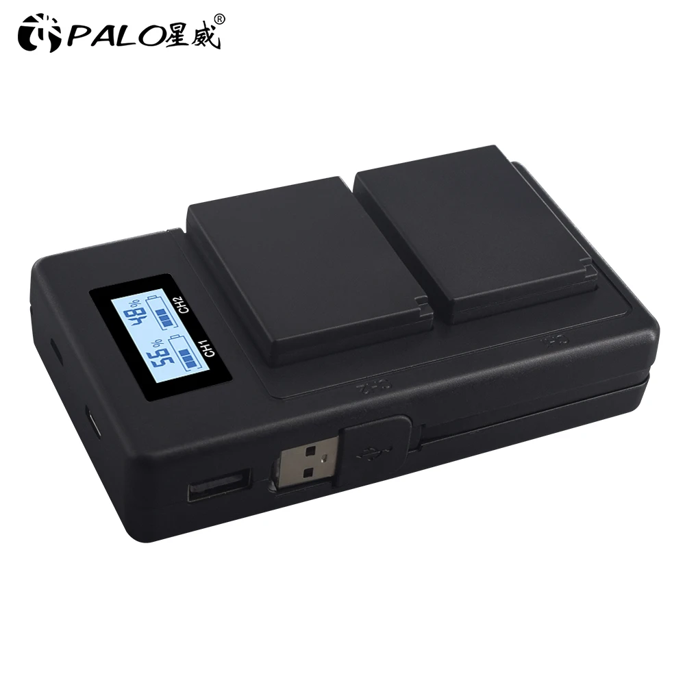 PALO 2 шт. NP-W126 NP W126 NPW126 батареи+ ЖК-цифровой зарядное устройство для Fujifilm Fuji X-Pro1 XPro1 X-T1 XT1 HS30EXR HS33EXR X PRO1