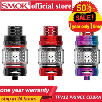 

SMOK TFV12 Prince Cobra Edition Tank 7ml V12 Prince Strip Mesh X2 Clapton Coil Resin Drip Tip Electronic Cigarette Vape Atomizer