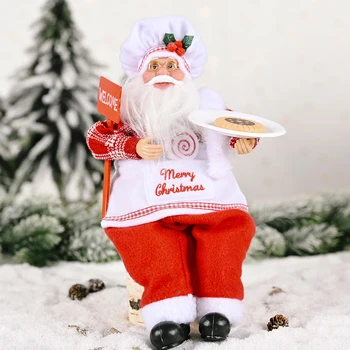 

Christmas Santa sitting Standing Pose Santa Doll Claus Doll Multi Types