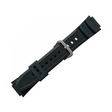 Модный цифровой ремешок, ремешок для часов, водонепроницаемый, быстрый выпуск, резина, ПУ, кварц, на запястье, замена, мягкий, спортивный, для Casio AQ-S810W