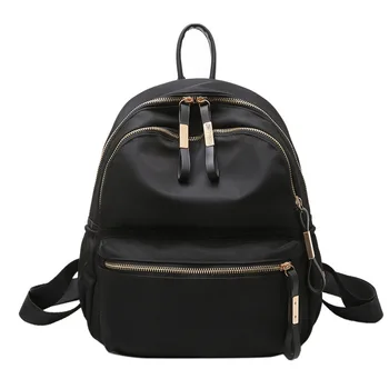 

2020 women's bag Waterproof Oxford Women's backpack Black fashion women's backpack casual female bag Shoulder bag ladies