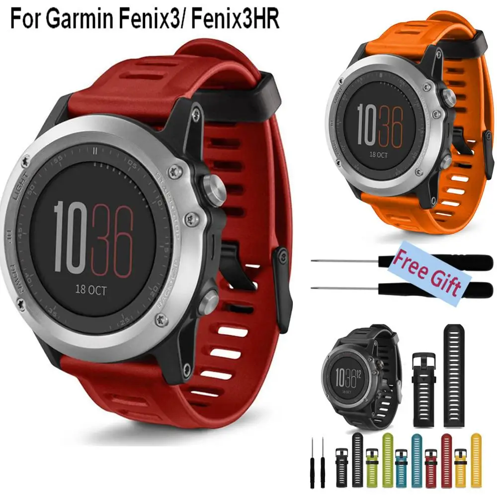 Высокое качество наручный ремешок для Garmin Fenix 3 Замена ремешка часов Ремешок для Garmin Fenix 3 HR ремешок умный Браслет