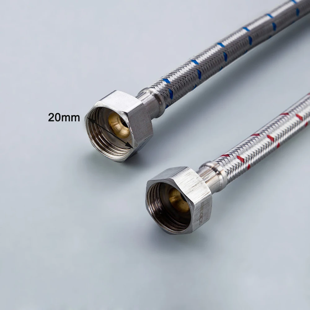 1 пара гибкие водопроводные трубы из нержавеющей стали G1/2 G3/8 G9/16 50 см| |