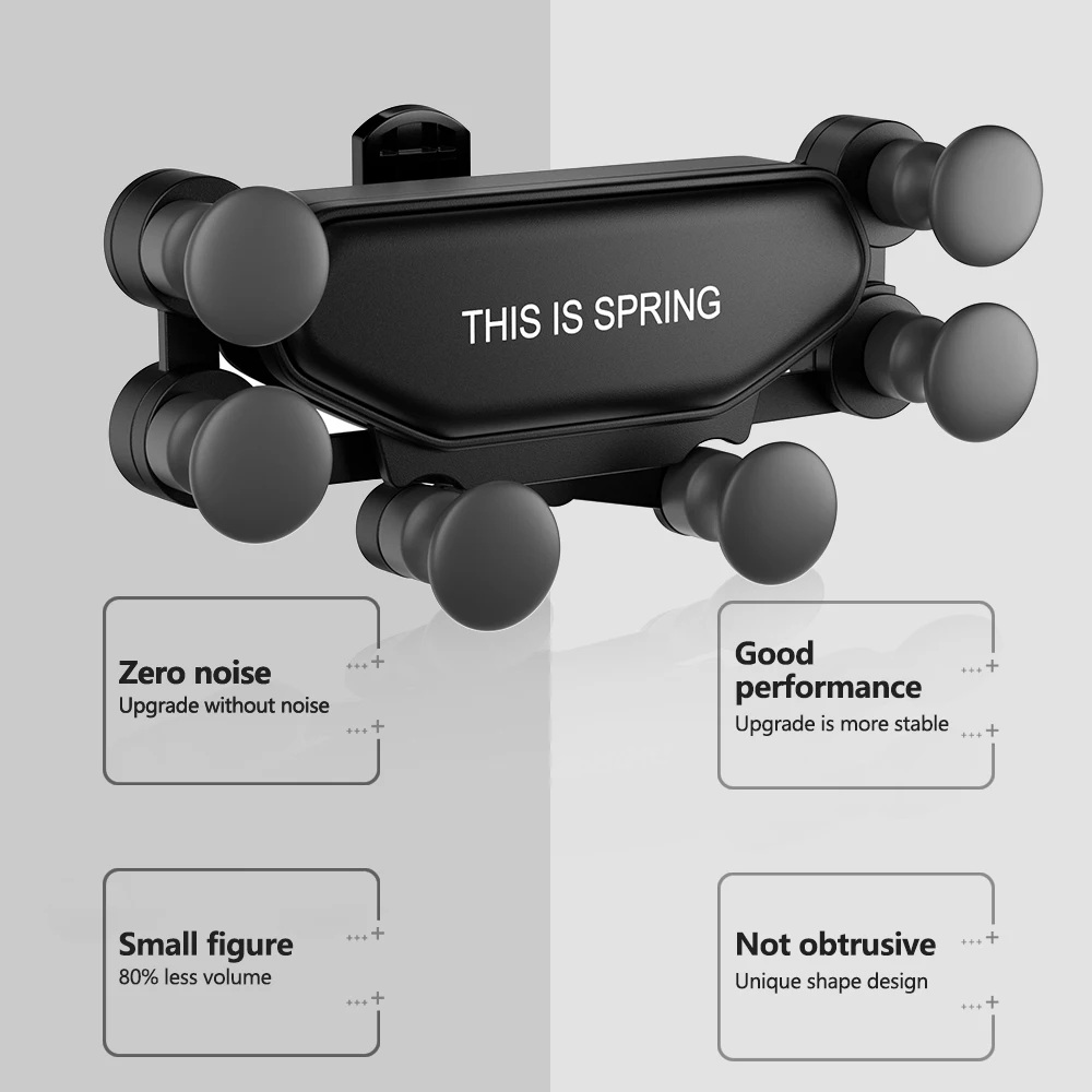Универсальный автомобильный держатель для телефона Swalle, gps подставка, гравитационная подставка для телефона, автомобильная подставка, без магнита, для смартфона, поддержка мобильного телефона