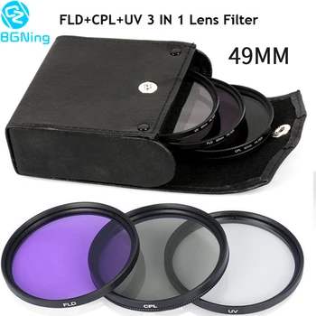 

BGNing UV+CPL+FLD 3 in 1 Lens Filter Set w/ Bag for Cannon/Nikon/Sony/Pentax Camera Lens 49MM 52MM 55MM 58MM 62MM 67MM 72MM 77MM