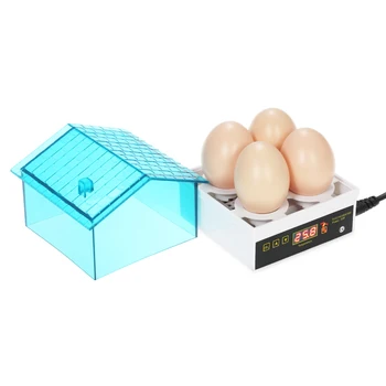 

New 4 Eggs Incubator Household Mini Intelligent Automatic Egg Temperature Control Incubator for Hatching Chicken Duck Bird Poul