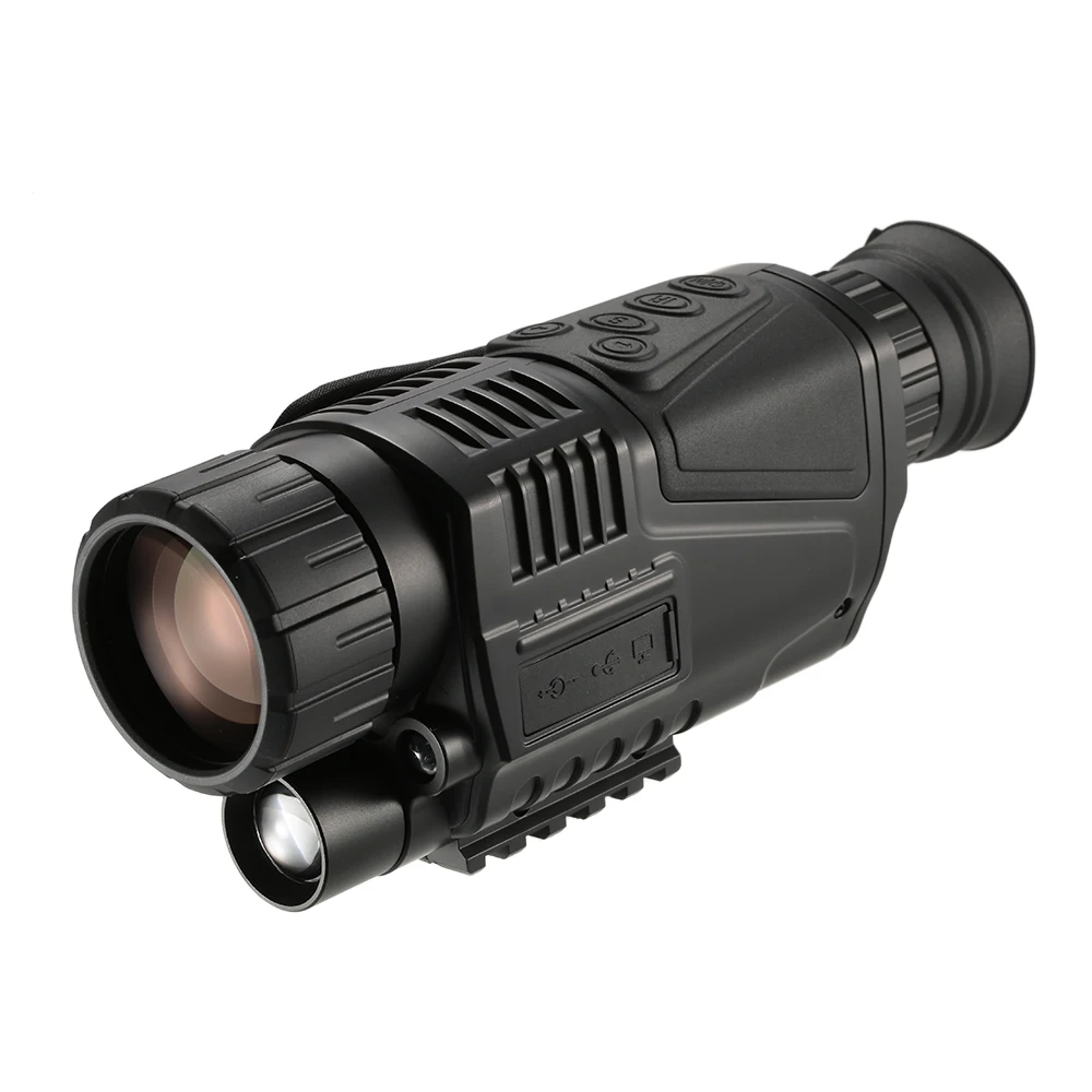 Охота 5x40 цифровой Ночное видение Монокуляр телескоп ручной Камера видео Регистраторы видеокамера Ночное видение прицел