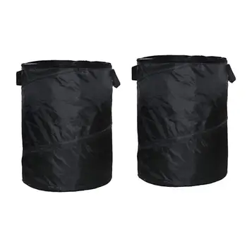 

Collapsible Trash Can Portable Folding Oxford Cloth Storage Bucket Garden Leaf Family Storage Bucket Garden Supplies, Suitable f