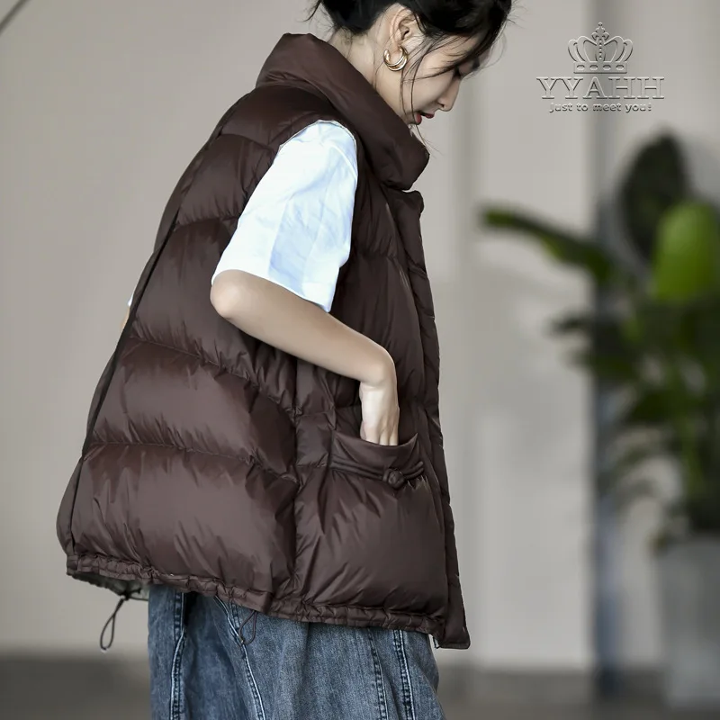 

Down Vest for Women, 2020 Autumn/winter New Korean Version of Loose and Light Down Jacket Vest, Jacket Jacket