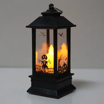 

3 Pcs Halloween LED Candle Lantern, Flameless LED Tea Lights Candle Battery Operated Fake Candles Halloween Decoration Party