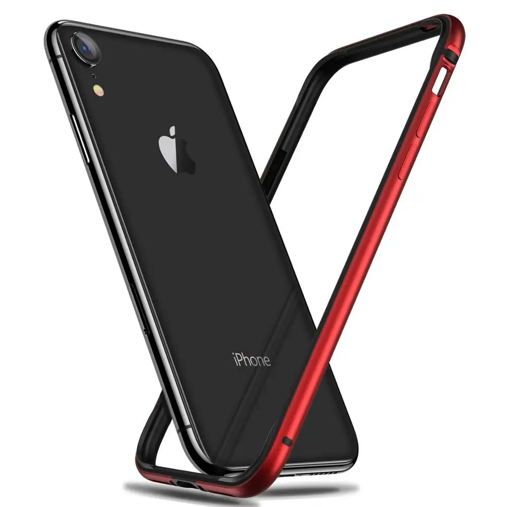 Чехол-бампер для Iphone 11 Pro Max XS MAX XR X 11ProMax 11Pro 7 8 Plus тонкий мягкий ТПУ Жесткий противоударный чехол - Цвет: Black Red