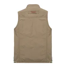 Осенне-зимний мужской жилет, пальто, толстый большой размер, уличный Повседневный хлопковый жилет 38