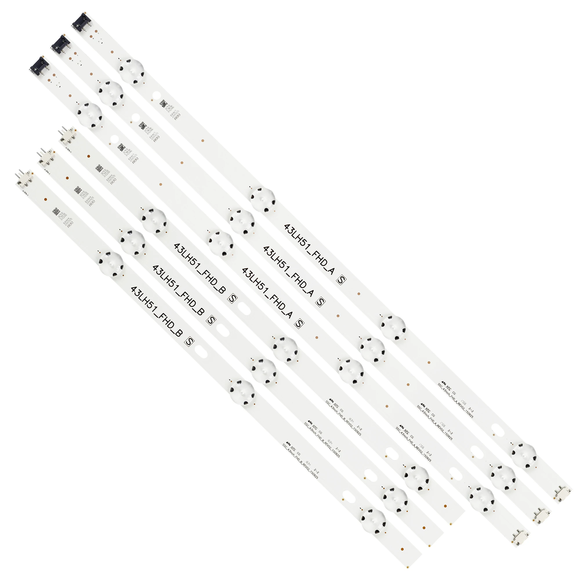 New 6 PCS/set LED backlight strip for LG 43LF5100 LF51_FHD_A LF51_FHD_B LGE_WICOP_FHD 43INCH_REV00_A/B_150511 43LF510V 43LH5100