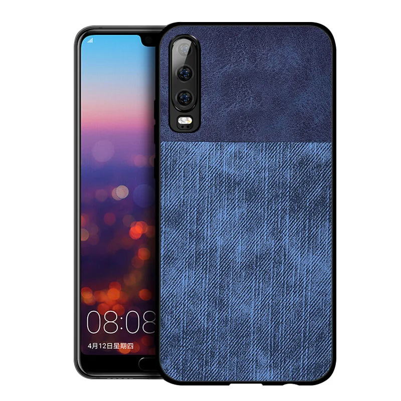 

New Design Phone Case For Huawei Ascend P30 P20 P10 Lite Pro Plus Case Soft Silicone Denim Back Coque Cover