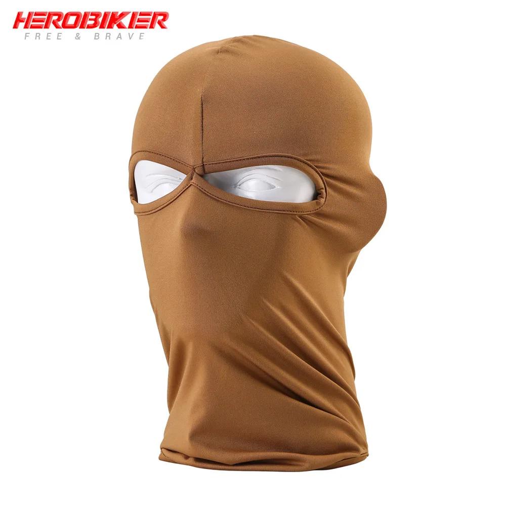 HEROBIKER мотоциклетная маска для лица унисекс летняя дышащая Балаклава мото маска мотоциклетная Лыжная Пейнтбольная тактическая маска для лица с капюшоном - Цвет: BT 14