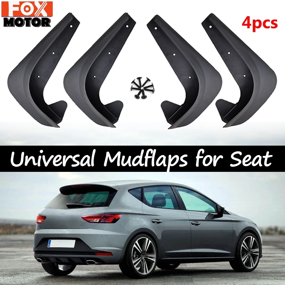 4 шт. Универсальные Брызговики Передние Задние для Seat Alhambra Altea Cordoba Exeo Ibiza Leon Toledo