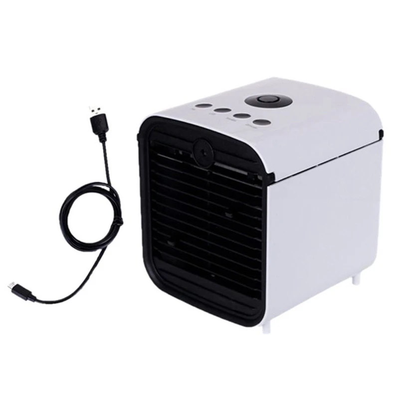 

Usb Mini Portable Air Cooler Fan Humidifier Purifier 7 Colors Light Desktop Air Cooling Fan Air Conditioner for Office Home