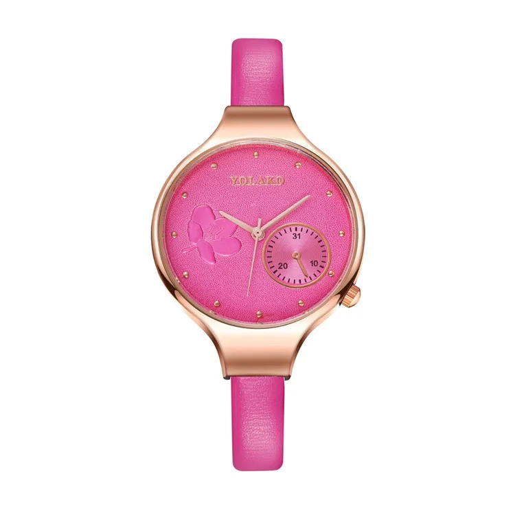 Модные женские часы с браслетом, импортные товары,, модные персональные часы с цветочным узором, модные женские часы