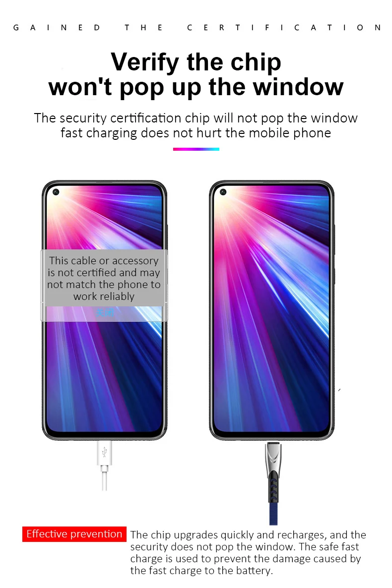 ARTAK цинк 2.5A кабель usb type C для мобильного телефона Быстрая зарядка Плоский нейлоновый кабель type C