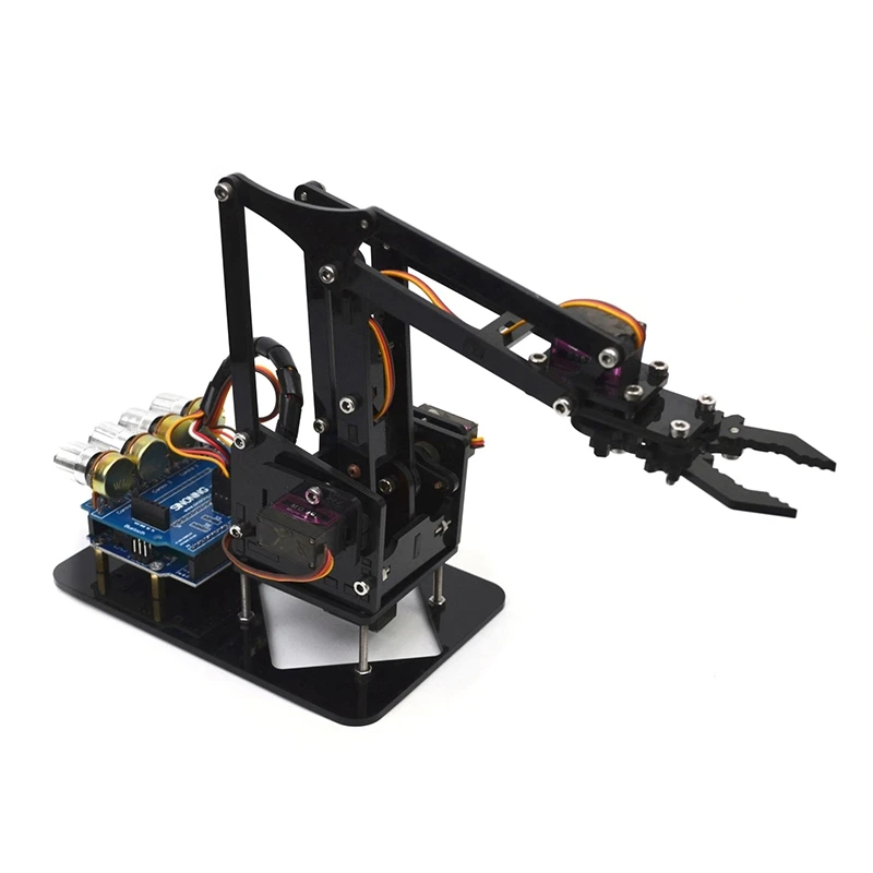 Diy акриловый робот Робо-рука коготь для Arduino комплект 4Dof игрушки механический захват манипулятор Diy
