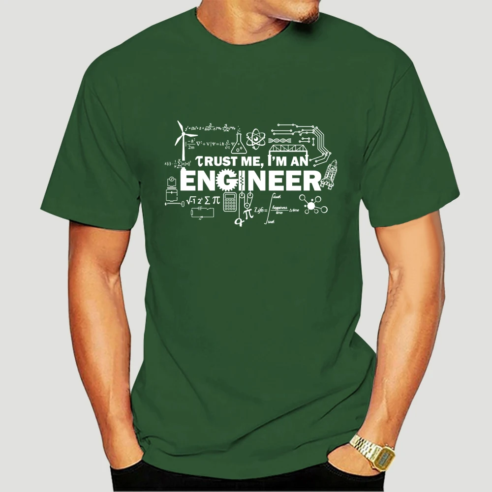 Новый Trust Me I'm An Engineer Черная Мужская футболка Размеры S-5XL хлопок лучшие