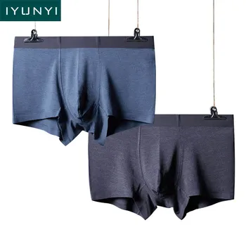 

IYUNYI Hot Sale Mens Underwear Boxers Shorts Sexy Underwear Men High Quality Modal Comfort Underpants Male Panties