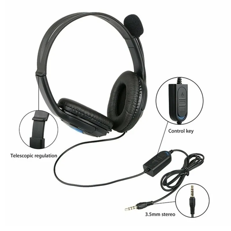 3 5mm Wired Foldable Stereo Headphone Over Ear Big Earphone For Phone Head mounted Girls Boys Music Game Headphones