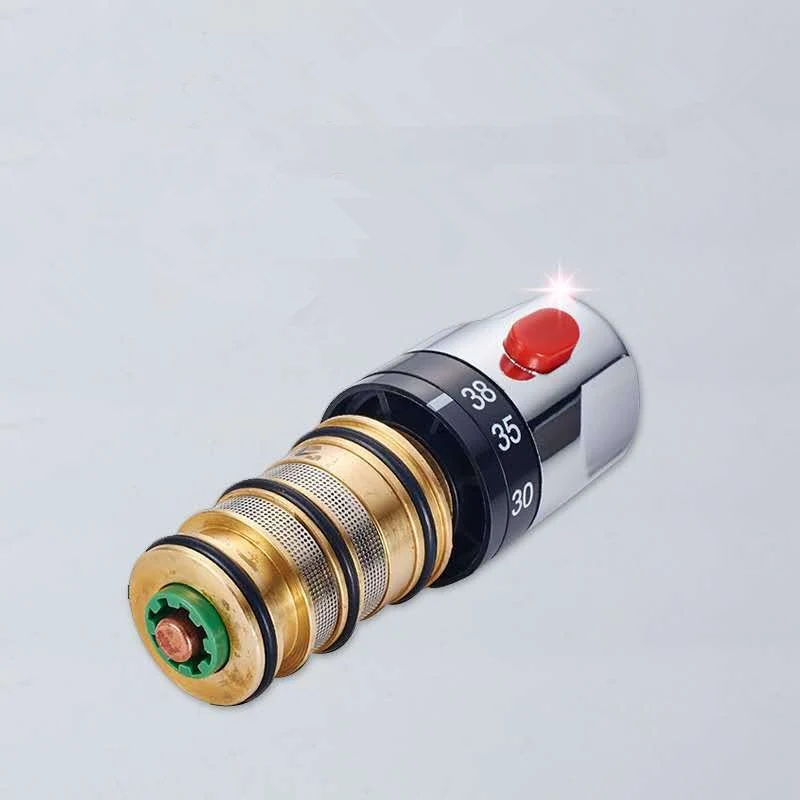 Brass Bath Shower Thermostatic Cartridge Temperature Control Thermostat Shower Mixing Faucet Cartridge Replacement CL-202 faucet cartridge thermostatic mixing valve mixer tap replacement