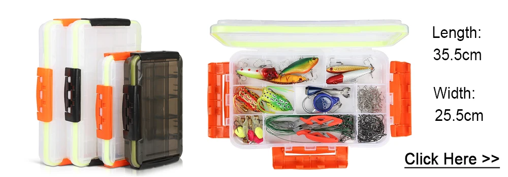 Donql Fishing Tackle Box Waterproof Double Side Bait Lure Hooks Storage  Boxes Carp Fly Fishing Accessories 12-30 Compartments - Fishing Tackle  Boxes - AliExpress