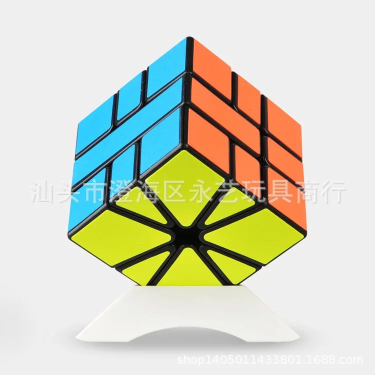 SQ1 Abnormity Cube веерообразная трехслойная клейкая бумага весна тонкая настройка гладкая игра детский интеллект