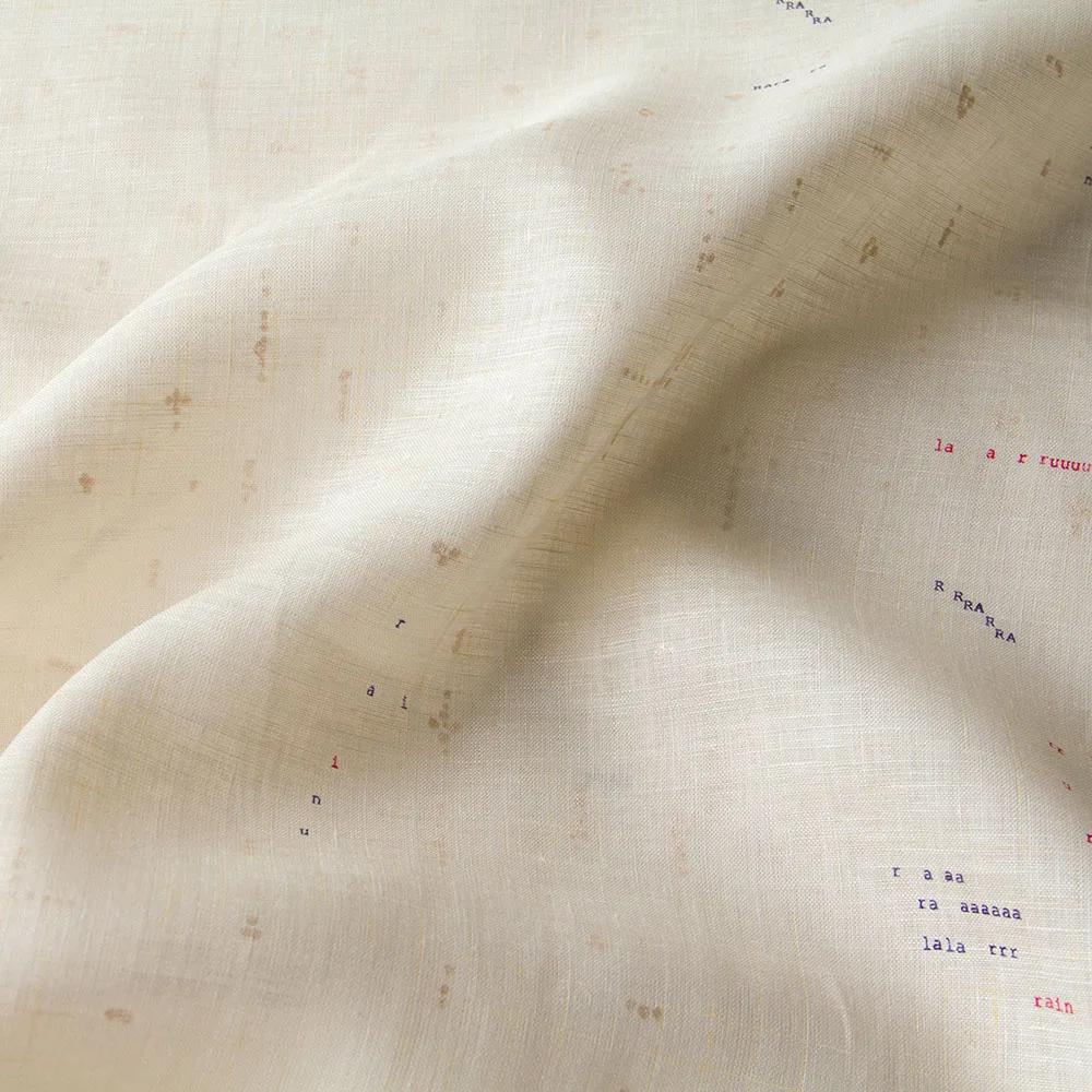 Полметра японская Nani Iro льняная ткань aprес ia pluie B