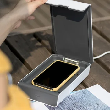 

Home Sterilizer USB Portable Aroma UV Sterilizer Box Mobile Phone Cleaner Ultraviolet Disinfection Underwear Briefs Sterilizer