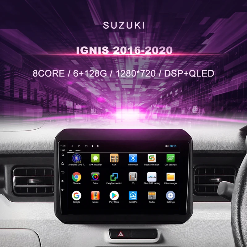 Автомобильный DVD-плеер для Suzuki Ignis (2016-2020) автомобильное радио мультимедийный