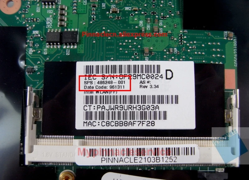 Placa-mãe para hp Comaq 6530b 6730b 6050a2219901 2022001 Placa-mãe para notebook - Imagem 2