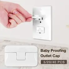 Защитный колпачок для розетки с незаметной выдвижной ручкой, прочный абс пластиковый колпачок для розетки
