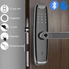 قفل باب بالبصمة قفل BT TTlock تطبيق ذكي رقمي IC بطاقة الإلكترونية أمن دخول بدون مفتاح