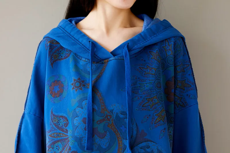 Hooded Cotton Sweatshirt Dress 8