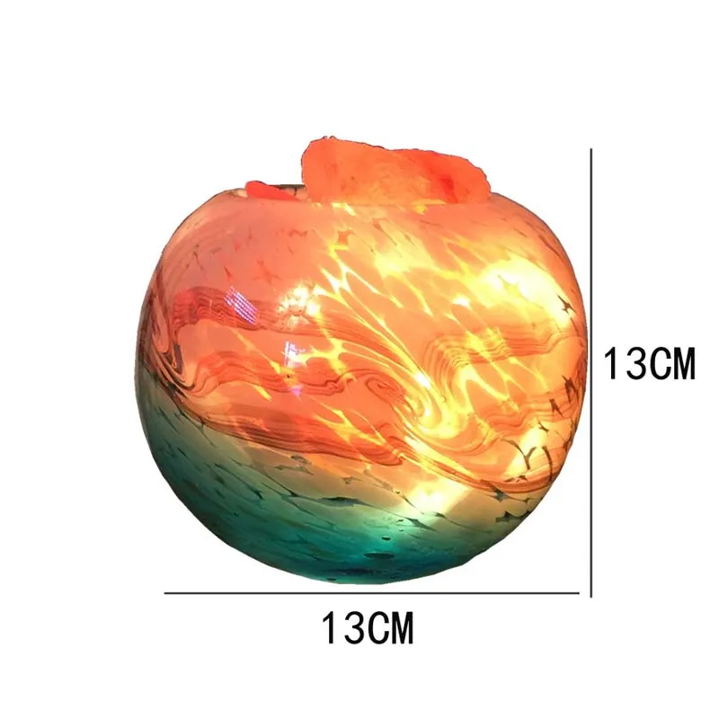 ZISIZ USB ночной Светильник СВЕТОДИОДНЫЙ лава лампа для комнаты Прикроватная гостиная офисная теплая домашняя декоративная кристальная натуральная Гималайская Соляная Лампа